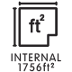 Internal 1756ft2