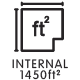 Internal 1450ft2