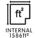 Internal 1586ft2