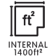 Internal 1400ft2